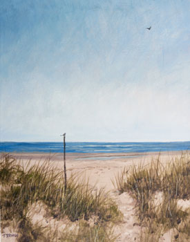 Struna Galleries of Brewster and Chatham, Cape Cod Paintings of New England and Cape Cod  - *The Meeting